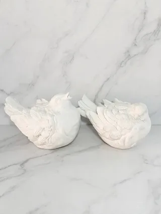 Pareja de pájaros cantores
