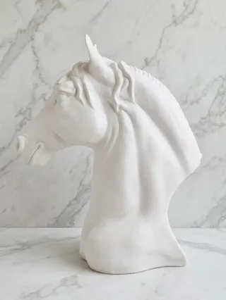 Busto de caballo clásico