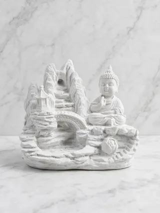 Fuente de humo zen de Buda