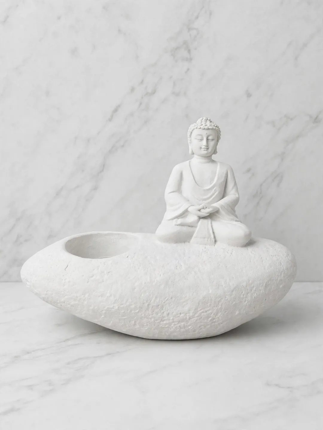 Fuente para vela zen de Buda — view 1