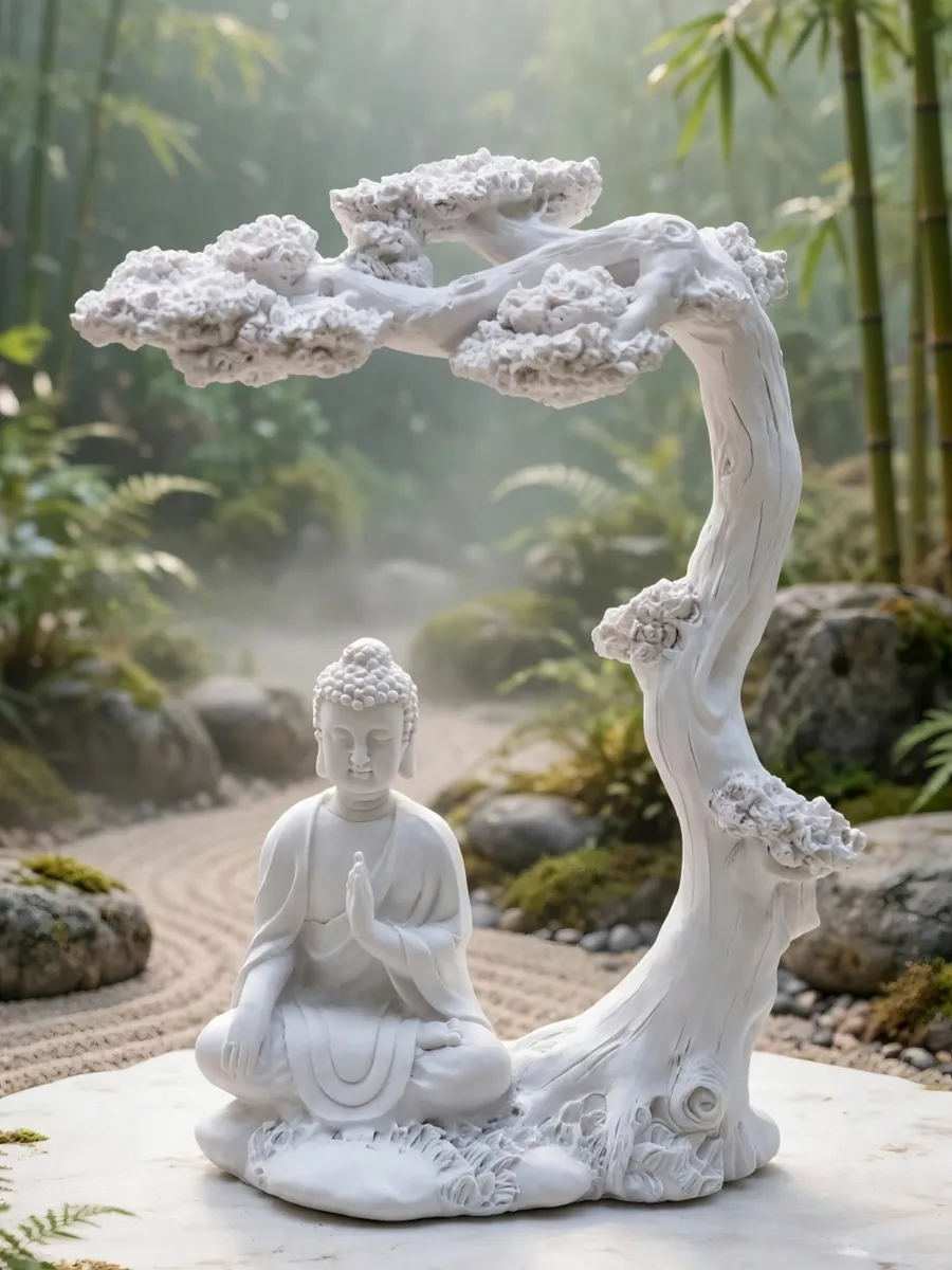 Pieza 42 — Buda bajo Árbol Bonsái